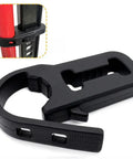 Rugged Black Hi-Lift Jack Handle Keeper For Farm Jacks, black silicone strap, designed to secure and fit cast steel bars tightly.