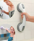 Two Pack Bathroom Grab Bars With Strong Suction For Showers And Tubs, Safe Handicap Shower Handles For Elderly And Baby Use