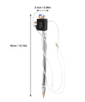 Heavy Duty CNC Coolant Sprayer System For Lathe Grinders And Drills, 40cm tall, metal nozzle, effective coolant application.