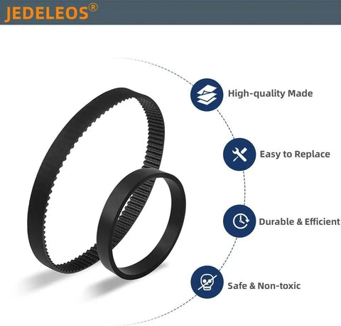 Replacement Belt Set For PowerForce PowerBrush Pet XL 3071 And TurboClean DualPro Pet 3067 30673 3072 3109 Carpet Cleaner display
