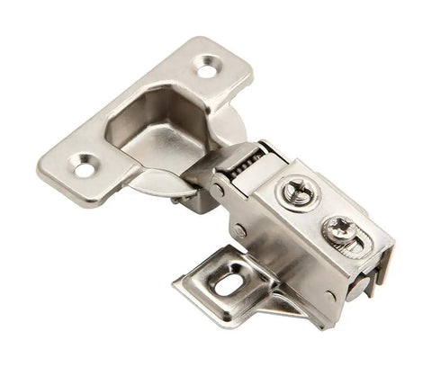 2 Pack Face Frame Soft Close Cabinet Door Hinges With Built In Dampers For Kitchen And Bath, Half Inch Overlay, Heavy Duty Steel, 35mm Cup