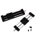 Manual XY Axis Linear Stage Sliding Table with Micrometer Fine Tune Aluminum Guide Plate 20mm and 80mm Travel Options