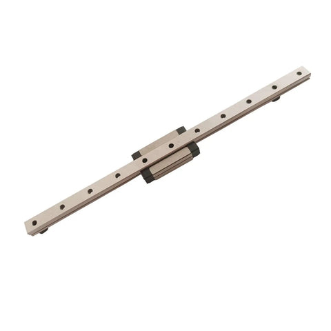 Beefy 150mm MGN7 Linear Rail Set with 2x MGN7 Mini Linear Guides and 2x MGN7H 7mm Carriage Blocks Black for 3D Printers and CNC Machines