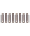 Premium Ag60 G55 Wsd60 Plasma Cutting Torch Tip Nozzles Consumables Kit with 10 steel nozzle tips for smooth cuts.