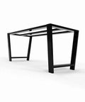 Industrial Heavy Duty Metal Table Base For Granite Quartz Glass Tops, Sturdy 28 Inch Height, powder coated tubing frame