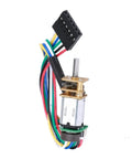 Top Tier N20 Hall Encoder DC Gear Motor With 6V And 12V Options For Smart Car Speed Control Projects, featuring wire connections.