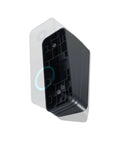 Wedge Kit For Wyze Video Doorbell V2 Only With Three Mounting Brackets Including One 15 Degree Horizontal Bracket And Two 7.5 Degree Vertical Brackets showing adjustable black wedge bracket