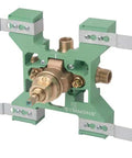 Temptrol Brass Pressure Balancing Shower Valve With Anti Scald Design And Service Stops Rapid Install Bracket For Easy Retrofit