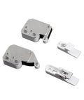 Push To Open Cabinet Latches Set For Cabinets And Drawers, Touch Latch System with no handles, spring tension, soft close.