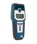 High-Precision Auto-Calibrating Stud Finder and Wire Scanner displays buttons and screen, designed for accurate wall scanning.