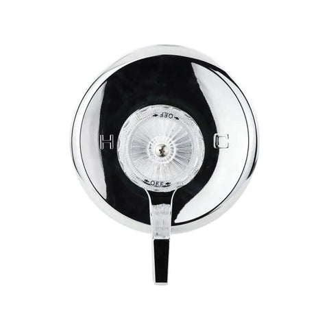 Heavy Duty Single Handle Trim Kit Slick Chrome Finish Top Shelf Design For Mixet Tub Shower Valves features smooth controls