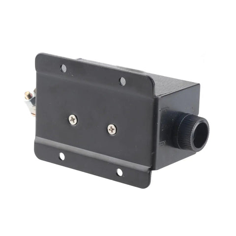 No Sweat Mechanical Hand Clicker, Six Digit Tally Tracker For Inventory And Sports Gear, Built Tough With Easy Rotary Reset, Your Go To Cumulative Record Keeper, side view, black metal construction.