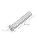 Get Those Dings Gone With These 50 Silver Metal Car Body Repair Welding Studs 4mm close-up of 2cm silver welding stud.
