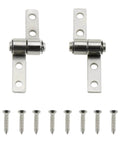 360 Degree Torque Friction Hinge Gear With Left And Right Hinges And Mounting Screws Easy Install Positioning Hardware For Cabinets And Doors