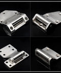 Rock Solid 304 Stainless Steel Weldable Barrel Door Hinge, various angles of heavy duty pivot for marine applications.