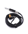 Plug And Play Rotary Tattoo Pen Spare Power Cord With RCA Connector Black Replacement For Most Tattoo Pen Machines, coiled view