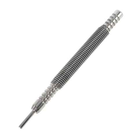Two Piece Head Nail Setter Kit For Hard Metal Surfaces And Door Hinge Pins Heavy Duty Construction With Hammerless Action For Easy Center Marks And Drilling Guidance Perfect For Home DIY Projects And Professional Use, steel close-up