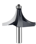 12Mm Shank Tungsten Carbide Corner Round Over Router Bit With Bearing for Precision Woodworking, showcasing durable cutting edge design.