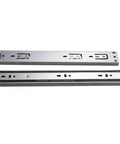 Pro Grade Stainless Steel Drawer Slides Three Section Ball Bearing Track Set Of 2 20 Inch 50 Cm Smooth Sliding Heavy Duty Kitchen