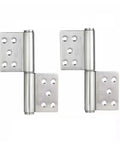 Rock Solid 5 Inch Stainless Steel Flag Hinge With Detachable Pin And 360 Degree Smooth Swing, heavy duty, durable design.