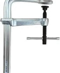 STB18 18 Inch Clamp with 4880 Nominal Clamping Force, all steel construction, and standard pad in vertical view.