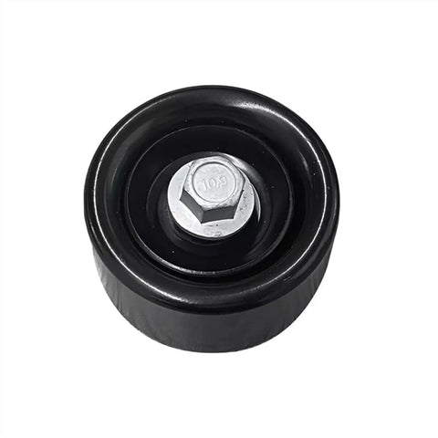 Top Rated Timing Belt Tensioner Pulley Compatible With Hyundai And Kia Engines 2.0L And 2.4L L4 Models From 2006 To 2015 For V-Ribbed Belt Kits OEM Parts 25281-25000 Plus More black steel pulley with center bolt