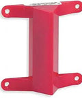 Red mounting bracket for Red Strobe Tube Warning Light Industrial Grade 120VAC 80 Flashes Per Minute 108000 Candela High Output