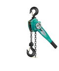 Heavy Duty Manual Lever Hoist Hand Chain Pulley For Lifting Loads Up To 0.5 Tons With 3 Meter Lift Capacity And Smooth Tension Control For Tough Jobs with black hooks and chain.