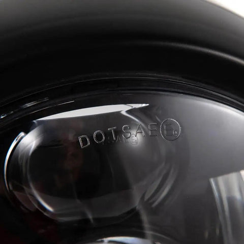 6.5 Inch Universal Motorcycle Front LED Headlight With Bracket For Night Rides, 6000K Daylight Blue Beam, Waterproof IP65 And Shockproof, 50,000 Plus Hours Lifespan, Easy Overhaul Upgrade For Cafe Racer Riders, Safer, Clearer Night View