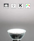 Smooth Dimming Daylight LED Bulbs GU10 Base 5000K 4W 450LM 120 Degree Flood For Track Lighting Halogen Replacement Energy Saving No Flicker