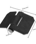 Rugged Heavy Duty Weldable Gate Hinges 2 Pack Thickened Weld On Door Bearings For Trailer Gates And Dump Trailers, 11.5cm