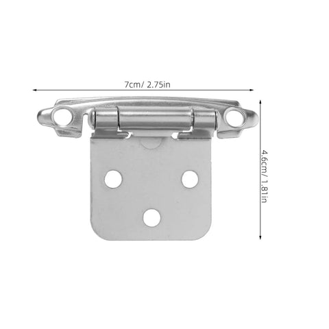 Heavy Duty Self Closing Cabinet Hinges Made Of Rustproof Iron With Easy Installation For Kitchen Cabinets And Furniture Doors 4 Pack