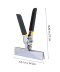 Beefy Multi-Functional Hand Seamer Tool With Electric Edge Folding Pliers for HVAC Sheet Metal Bending shown in side view