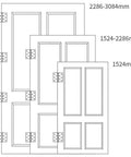 Heavy Duty Ball Bearing Cabinet Hinges Built Tough For Doors And Wood Furniture Runs Slick As Silk With Smooth Gliding Motion Silver 6 By 4 Inch round corner hinge placement on cabinet doors.