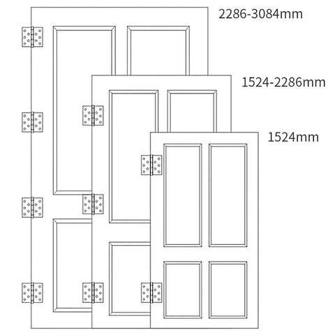 Heavy Duty Ball Bearing Cabinet Hinges Built Tough For Doors And Wood Furniture Runs Slick As Silk With Smooth Gliding Motion Silver 6 By 4 Inch round corner hinge placement on cabinet doors.