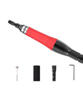 No Nonsense Pneumatic Reciprocating Sander Pen delivering sick 35000 Rpm performance with accessories for fast detail sanding and polishing.