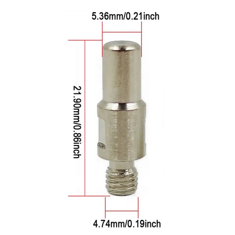 S45 Plasma Consumables 60 Piece Kit For Torch Maintenance Featuring Durable Electrode And Precision Ceramic Nozzles with connector dimensions.
