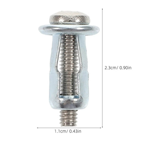 Beefy Hollow Wall Anchors M4 Kit For Drywall Fixings With Petal Expansion Nuts Zinc Plated Carbon Steel 50 Sets Universal Fit For Bathrooms Kitchens Outdoors Built To Last And Ready To Install. single M4 zinc-plated carbon steel anchor, 2.3cm x 1.1cm