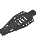 Carbon Fiber 1/10 RC Chassis Lower Frame Upgrade for Bandit, Rustler, VXL 2WD adjustable durable RC car part top view