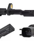 Rock Solid Two Piece Rear Abs Wheel Speed Sensors For Jeep Wrangler Jeep Liberty And Dodge Nitro 2007 To 2017 connectors showing plug design and mounting area.
