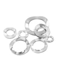 350 Piece 304 Stainless Steel Wave And Flat Washer Set M3 M4 M5 M6 M8 M10 M12 Crinkle Wave And Flat Washers Kit For Auto Motorcycle Machinery And DIY Projects, assorted washers