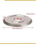 Grinding Wheel 85x20x5mm Grit 150 Pro Grade Diamond Cutter showing 45° angle and specifications