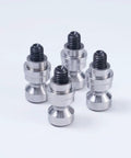 Pull Studs D52 Style 16mm Diameter For Zero Positioning Chuck Locking CNC Lathe Tool Kit 8 Pieces Silvery Finish Ready To Roll For Quick Setup And High Precision Machining, 4 silver pull studs for CNC zero-position chucks
