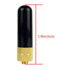 Dual Band VHF UHF Antenna For Handheld Radios SMA Female Short 5 cm Compact Antenna With 2.15dB And 3.0dB Gains