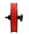 Beast 1000W Fat Tire Ebike Brushless DC Motor Conversion Kit red rear hub motor for 20-inch wheels side view