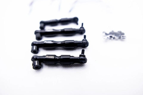 Full Sway Bar Set Black For 1/10 Scale RC Slash Rustler Stampede Off Road Upgrade Pro Grade Durable Suspension Accessories