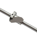 Top Tier Industrial 12Mm Precision Ball Screw With 4Mm Lead And Sfu1204 C3C5 with detailed steel threads for smooth motion.