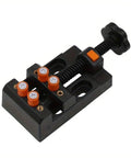 Mini Drill Press Vise Clamp For DIY Jewelry And Watch Repair, Walnut Core Bench Vise For Crafting And Carving, Manual Drive Grip