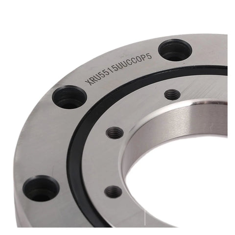 Close-up of Beefed-Up Crossed Roller Bearing One Piece Small Slewing Bearing for heavy-duty load and high-speed precision