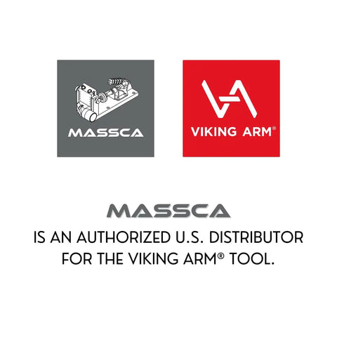 Massca and Viking Arm logos, authorized distributor for Heavy Duty Hand Jack Lift Tool For Cabinets, Flooring, Windows And More